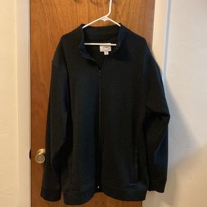 Soft black Old Navy zip-up